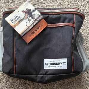 The Foundry Supply Co. Black and Gray Lunch Bag